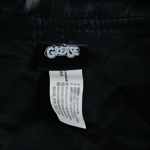 T-Birds Grease Faux Leather jacket XL Costume. C - Picture 5 of 5